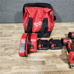 HOUSTON LOCATION - AS - IS Milwaukee 2 Tool Combo Kit W/ (2) Battery & Charger