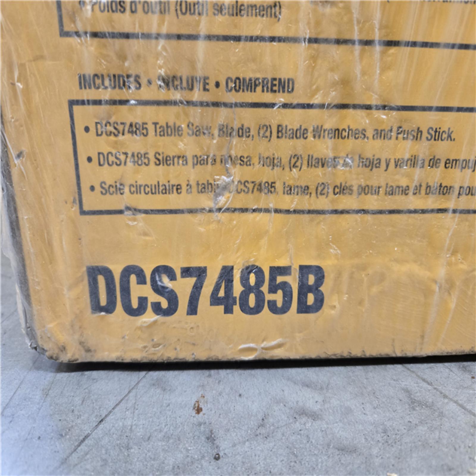 NEW! - DEWALT FLEXVOLT 60V MAX Cordless Brushless 8-1/4 in. Table Saw Kit (Tool Only)