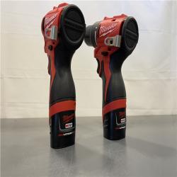 AS-IS - Milwaukee M12 Cordless Brushless 2 Tool Combo Kit