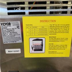 Phoenix Location AS-IS VEVOR 1014 oz. Commercial Slushy Machine 15L x 2 Tanks Frozen Drink Machine Snow Cone Machine 120 Cups Stainless Steel 1000W