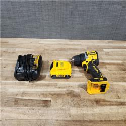 HOUSTON LOCATION - AS - IS DEWALT Atomic 20V Lithium-Ion Cordless Compact 1/2 in. Drill/Driver Kit