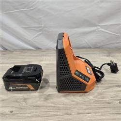 LIKE NEW! - RIDGID 18V 4.0 Ah MAX Output Starter Kit with Rapid Charger