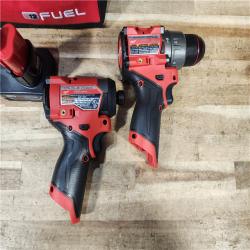 HOUSTON LOCATION - AS - IS Milwaukee FUEL 12-Volt Lithium-Ion Brushless Cordless Hammer Drill and Impact Driver Combo Kit