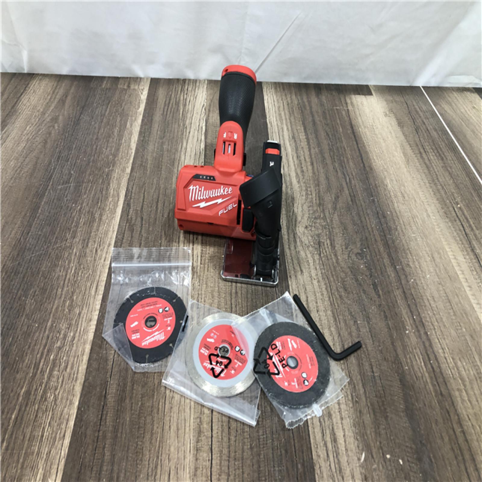 AS-IS Milwaukee FUEL 12V Lithium-Ion Brushless Cordless 3 in. Cut Off Saw (Tool-Only)