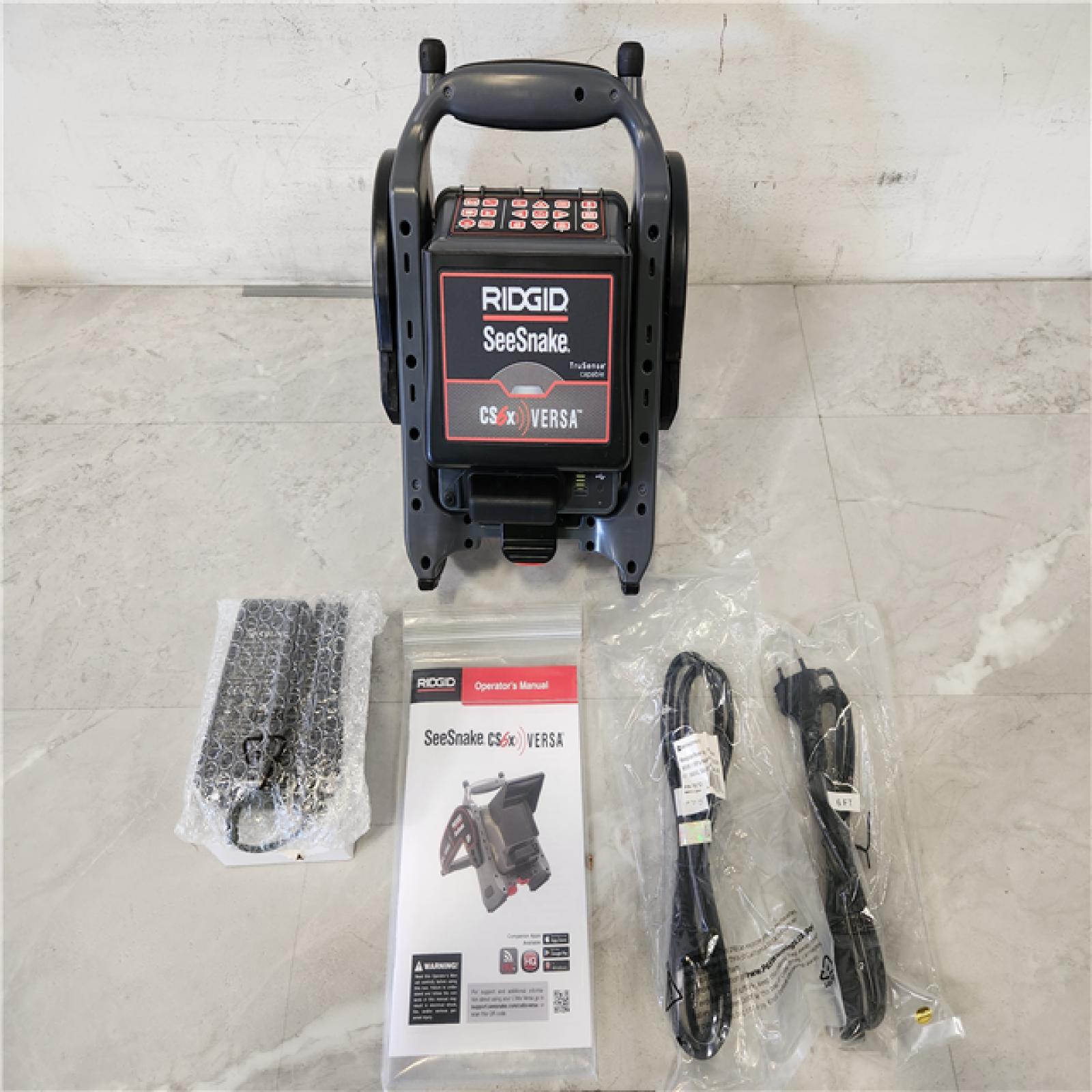 Phoenix NEW RIDGID CS6x Versa Digital Recording Monitor with Wi-Fi  Docks to Compact 2/C40/M40 SeeSnake System