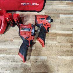 HOUSTON LOCATION - AS - IS Milwaukee 2 Tool Combo Kit W/ (2) Battery & Charger
