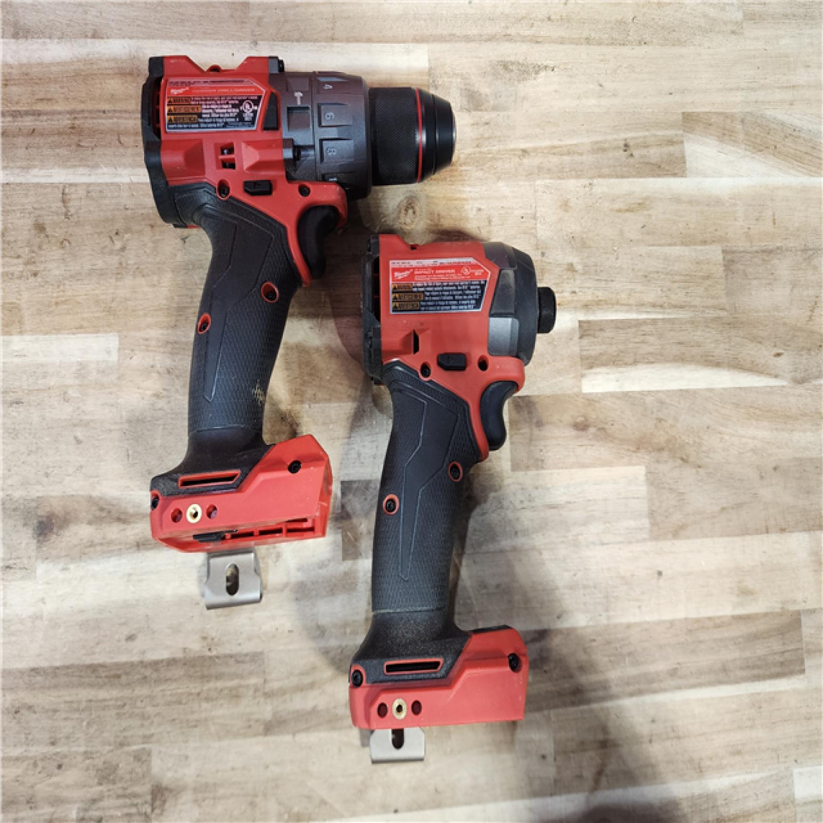 HOUSTON LOCATION - AS-IS Milwaukee FUEL 18V Lithium-Ion Brushless Cordless Hammer Drill and Impact Driver Combo Kit