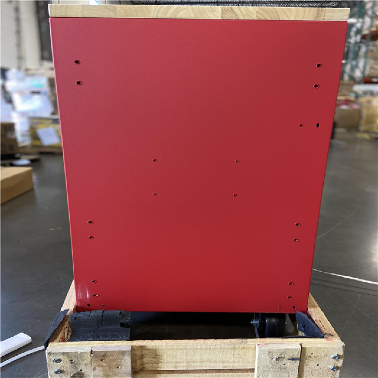 DALLAS LOCATION - Milwaukee Tool Storage 52 in. W x 22 in. D Heavy Duty Red Mobile Workbench Cabinet