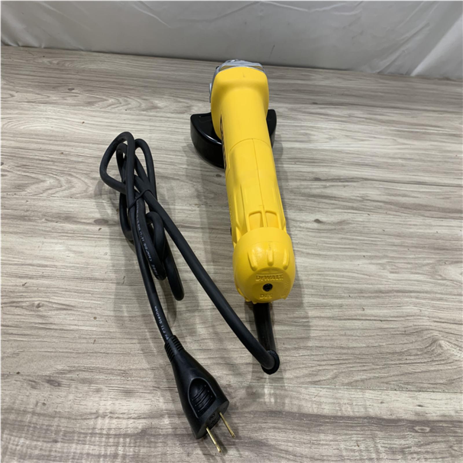 AS-IS DEWALT 11 Amp Corded 4.5 in. Small Angle Grinder