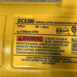 AS-IS DEWALT 20V MAX Cordless Reciprocating Saw (Tool Only)