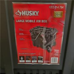Phoenix AS-IS Husky 23 in. Black Heavy Duty Large Rolling Toolbox with Tool Tray and Keyed Lock Pallet (4-Boxes)