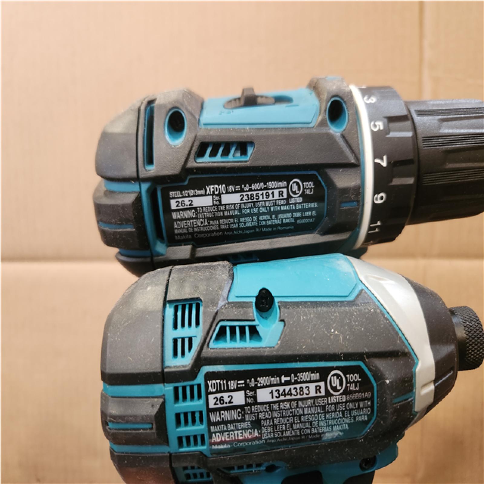 Phoenix NEW Makita 18V LXT Lithium-Ion Cordless Compact 2-Piece Combo Kit 1.5 Ah (Driver-Drill/Impact Driver)