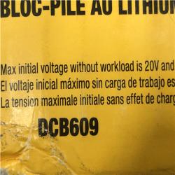 AS-IS DEWALT FLEXVOLT 20V/60V MAX Lithium-Ion 9.0Ah Battery