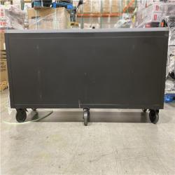 DALLAS LOCATION -  HUSKY Tool Storage 84 in. W Heavy Duty Matte Black Mobile Workbench Tool Chest with Stainless Steel Wor