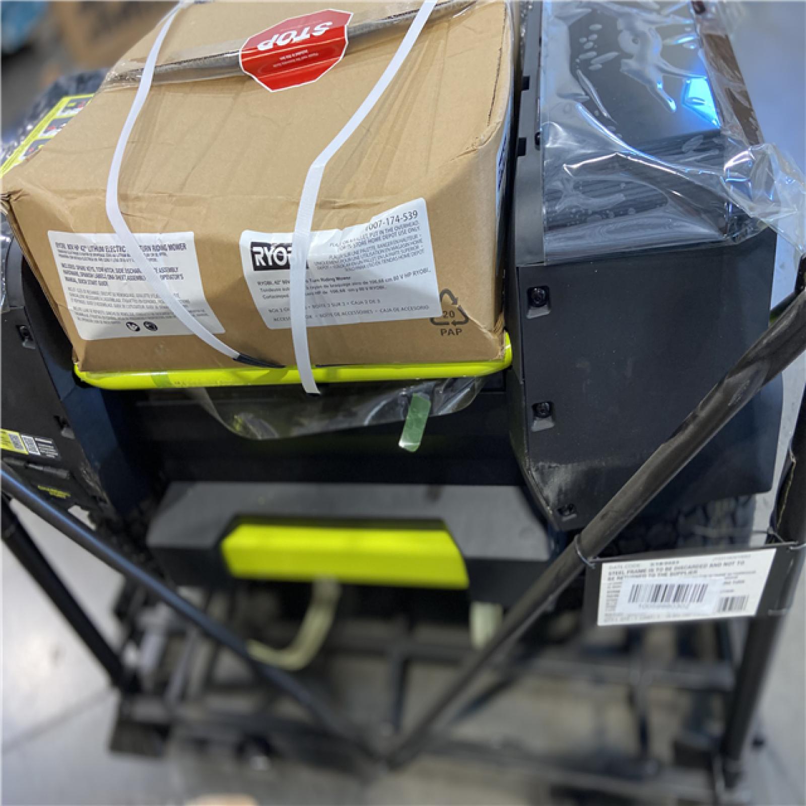 DALLAS LOCATION - RYOBI 80V HP Brushless 42 in. Battery Electric Cordless Zero Turn Riding Mower (2) 80V Batteries (2) 40V Batteries and Charger