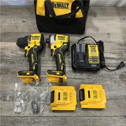 AS-IS DEWALT ATOMIC 20-Volt MAX Lithium-Ion Cordless Combo Kit