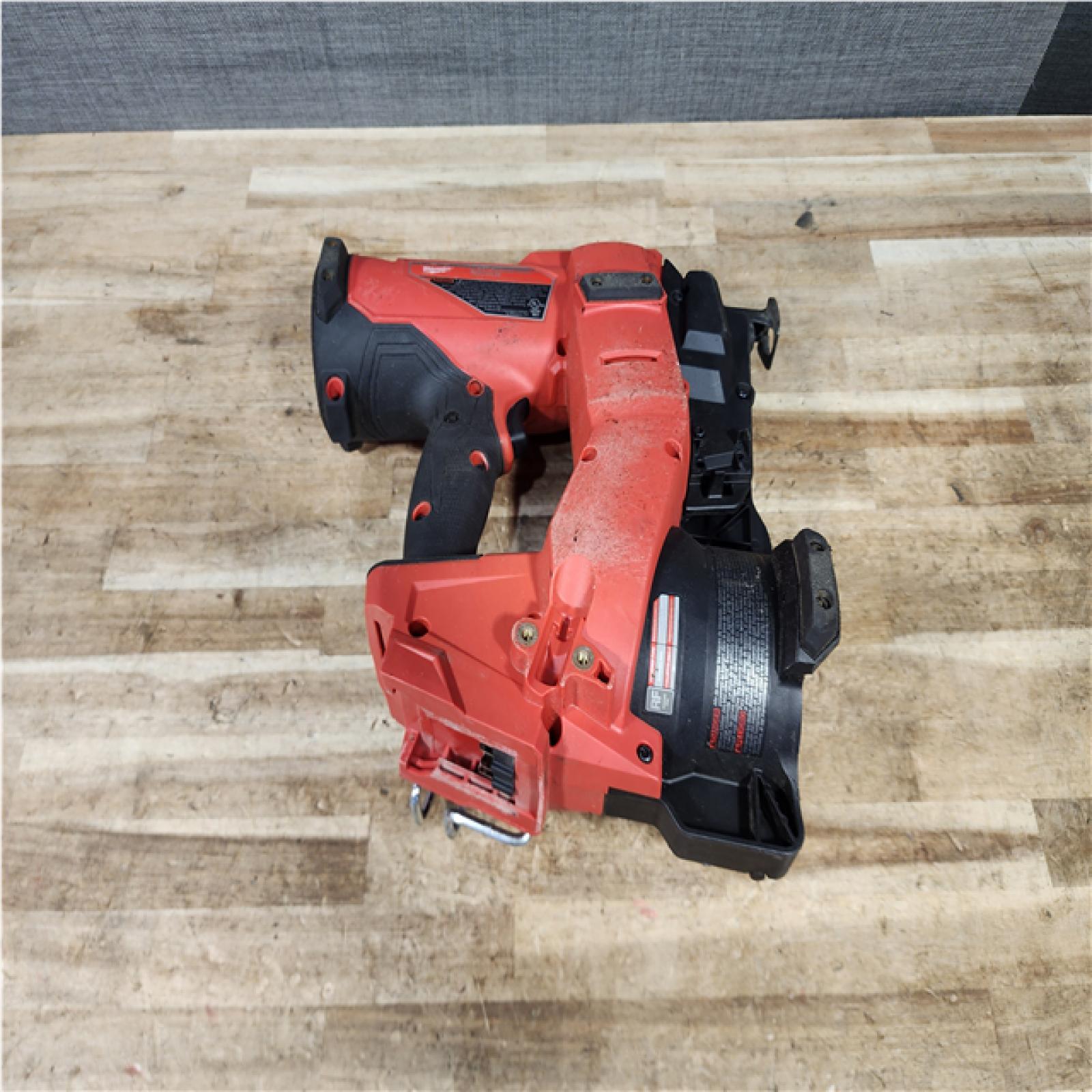 HOUSTON LOCATION - AS - IS Milwaukee FUEL 18-Volt Lithium-Ion Brushless Cordless Coil Roofing Nailer (Tool Only)