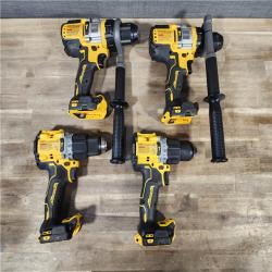 HOUSTON LOCATION - AS-IS DEWALT 4 TOOL COMBO