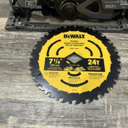 AS-IS DEWALT FLEXVOLT 60V MAX Cordless Brushless 7-1/4 in. Wormdrive Style Circular Saw (Tool Only)