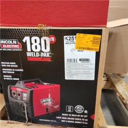 Dallas Location - As-Is Lincoln Electric Weld-Pak 180 Amp MIG Flux-Core Wire Feed Welder