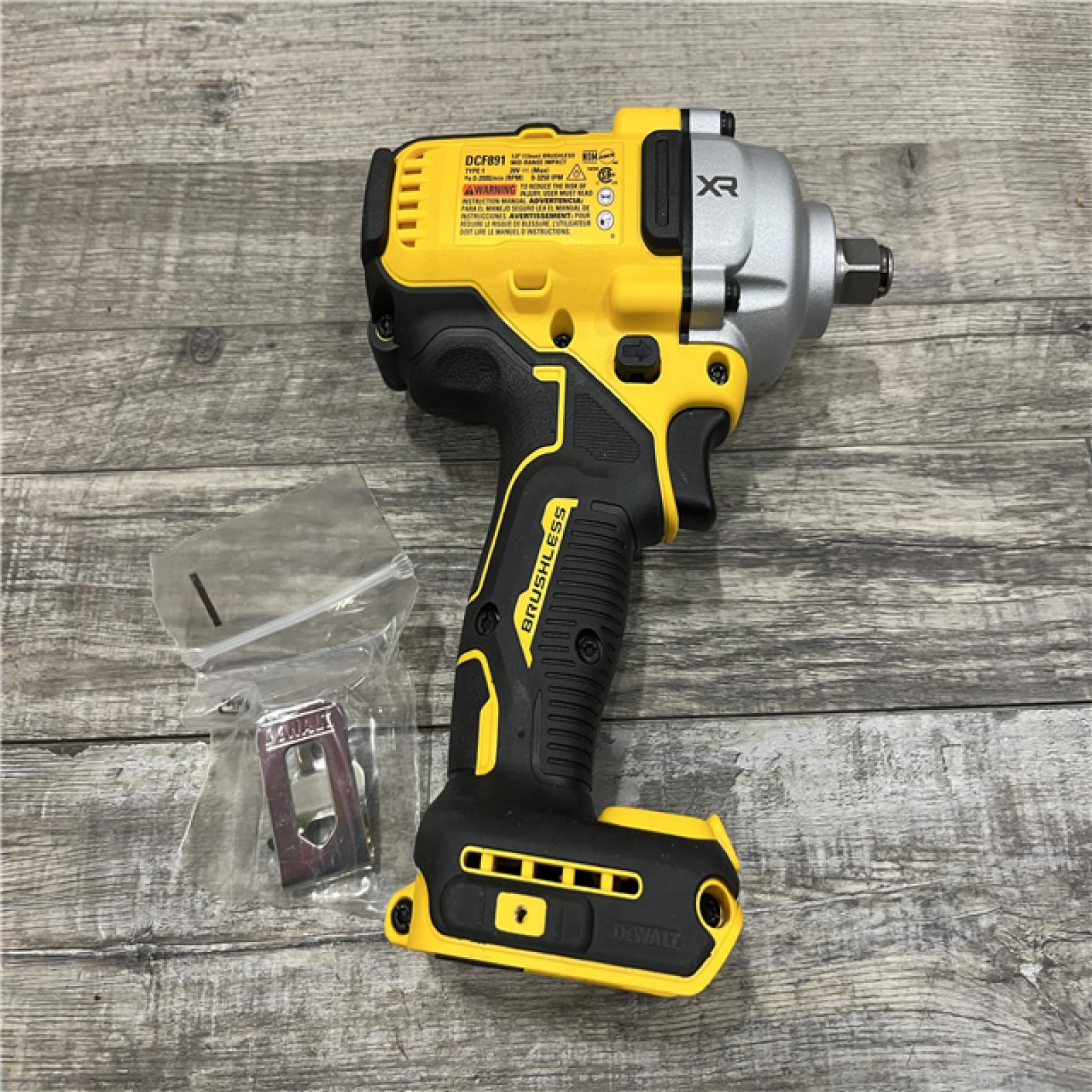 AS-IS DEWALT 20V MAX XR Cordless 1/2 in. Impact Wrench (Tool Only)