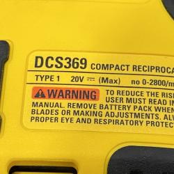 AS-IS DEWALT ATOMIC 20V MAX Cordless Brushless Compact Reciprocating Saw (Tool Only)