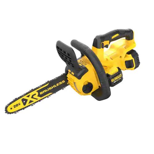 NEW! - DEWALT 20V MAX 12in. Brushless Cordless Battery Powered Chainsaw Kit with (1) 5 Ah Battery & Charger