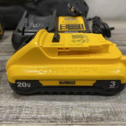 AS-IS DEWALT ATOMIC 20V Cordless 1/2 in. Compact Hammer Drill Kit