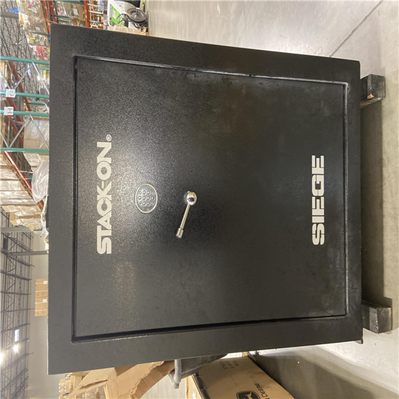 DALLAS LOCATION - STACK-ON Siege 72-Gun Fireproof with Electronic Lock Gun Safe, Black