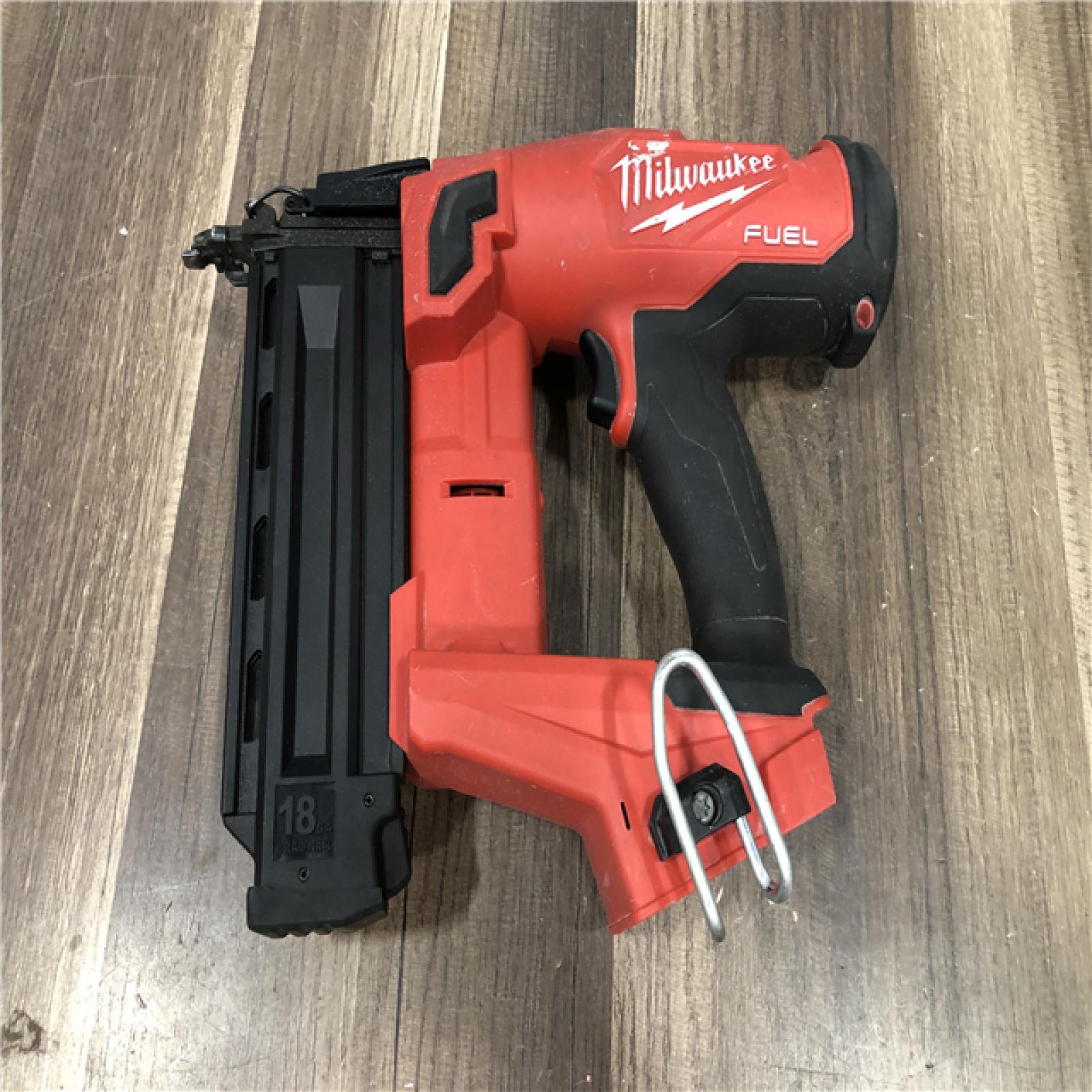 AS-IS Milwaukee FUEL 18-Volt Lithium-Ion Brushless Cordless Gen II 18-Gauge Brad Nailer (Tool-Only)