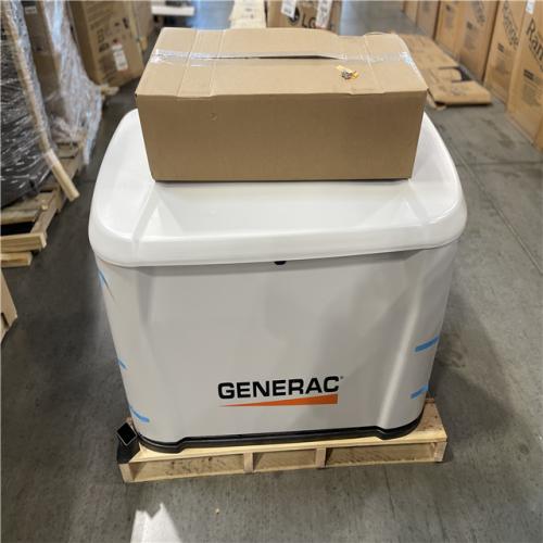 DALLAS LOCATION- AS-IS Generac 26 000 Watt Air-Cooled Whole House Home Standby Generator and 200-AMP Transfer Switch