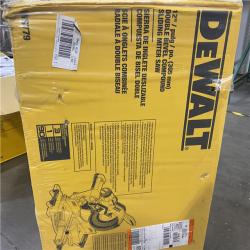NEW- DeWalt 15 Amps 12 in. Corded Dual-Bevel Sliding Compound Miter Saw