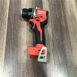 AS-IS Milwaukee 18V Lithium-Ion Brushless Cordless 1/2 in. Compact Drill/Driver (Tool-Only)