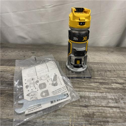 AS-IS DEWALT 20V MAX XR Cordless Brushless Fixed Base Compact Router (Tool Only)