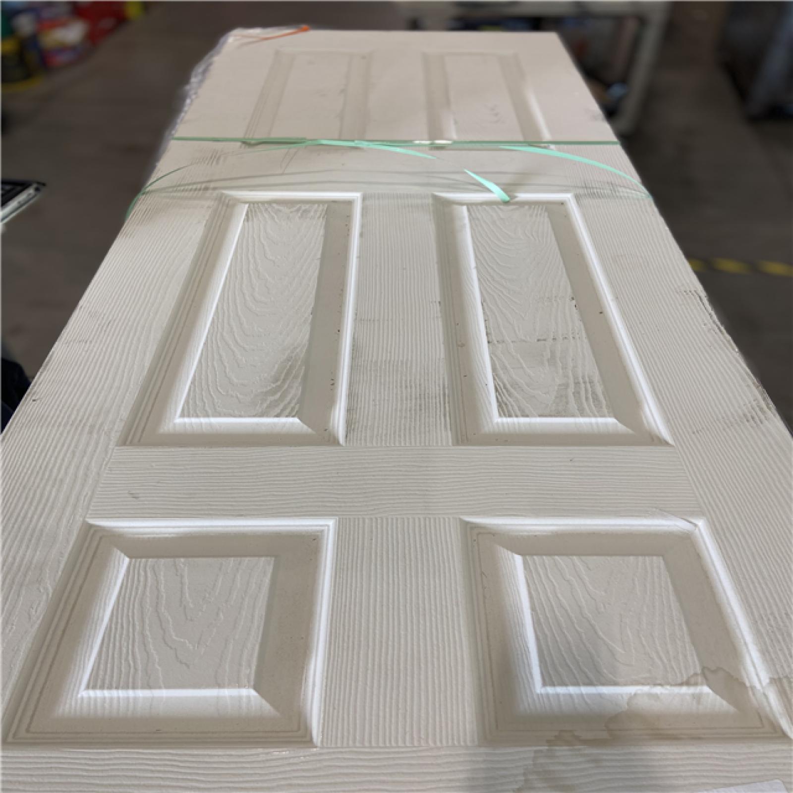 DALLAS LOCATION - JELD-WEN 28 in. x 80 in. Rockport Primed Smooth Molded Composite MDF Interior Door Slab - 26 UNITS