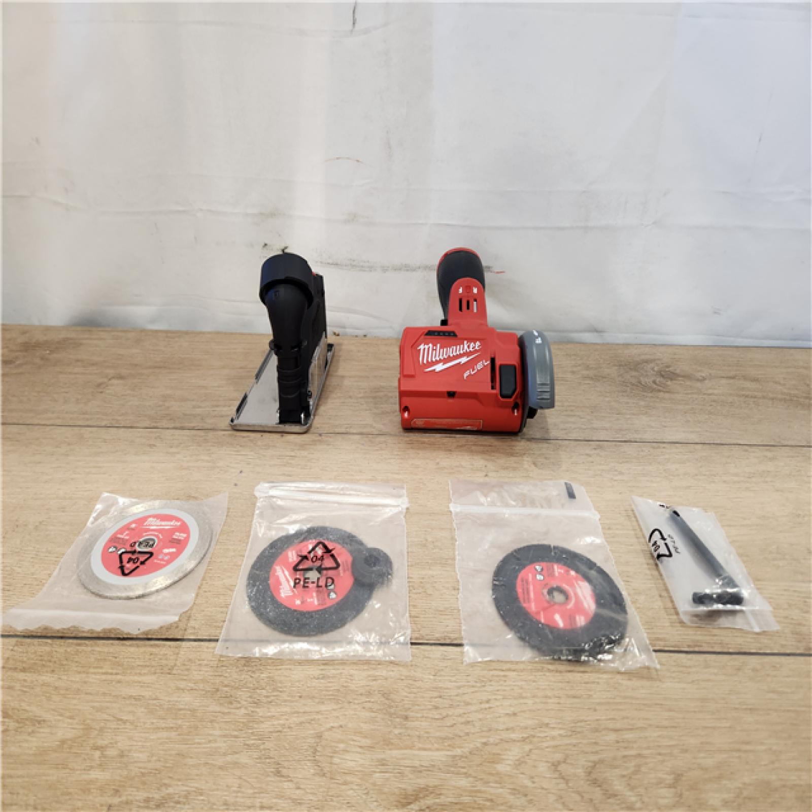 AS-IS- Milwaukee FUEL 12V Lithium-Ion Brushless Cordless 3 in. Cut Off Saw (Tool-Only)