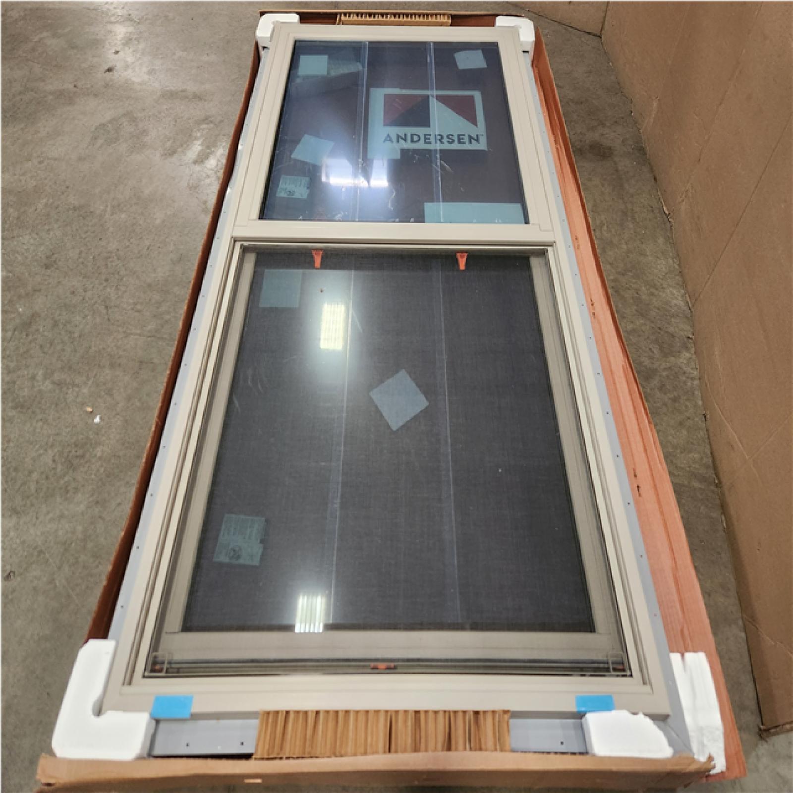 Phoenix NEW Andersen 30 in. x 54 in. 100 Series White Single Hung Insert Replacement Composite Window with Low-E Glass  White Int & Hardware