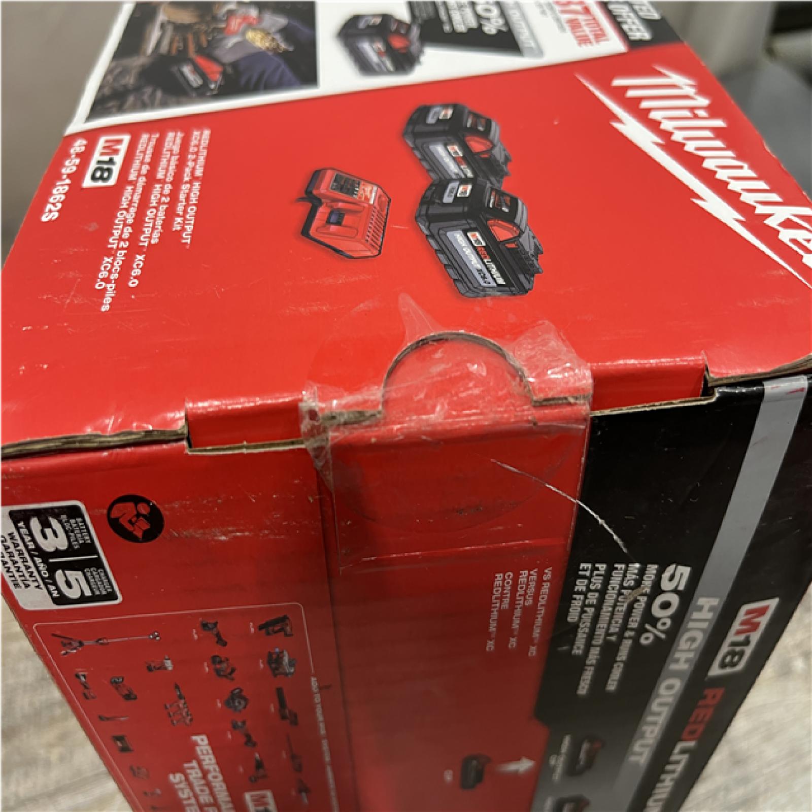 NEW - Milwaukee 18-Volt Lithium-Ion High Output Starter Kit