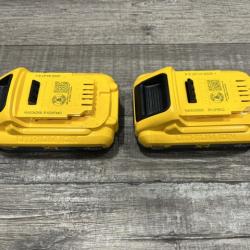 AS-IS DEWALT 20V MAX XR Lithium-Ion 4.0 Ah Battery Packs (2-Pack)