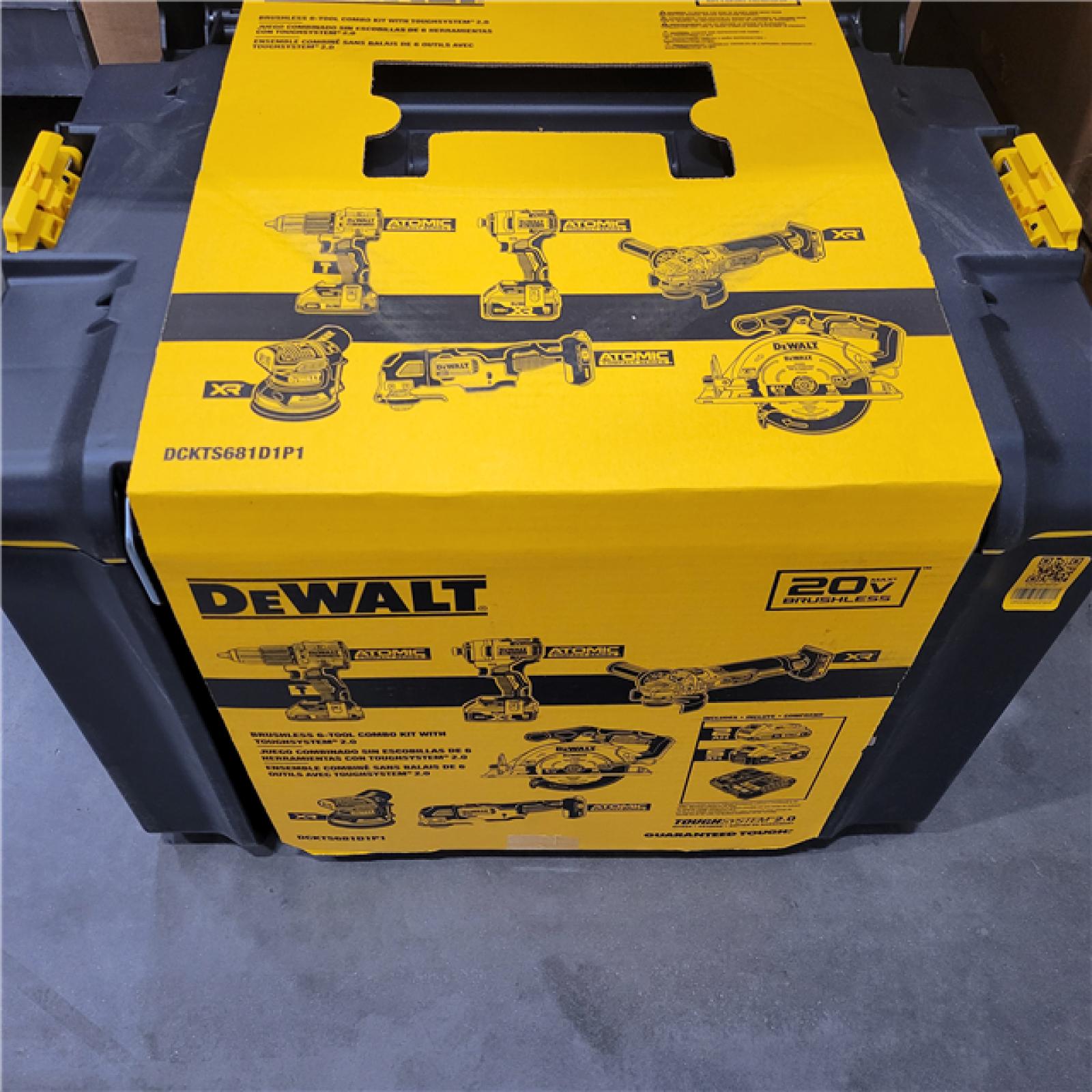 NEW! Dewalt 20-Volt MAX ToughSystem Lithium-Ion 6-Tool Cordless Combo Kit