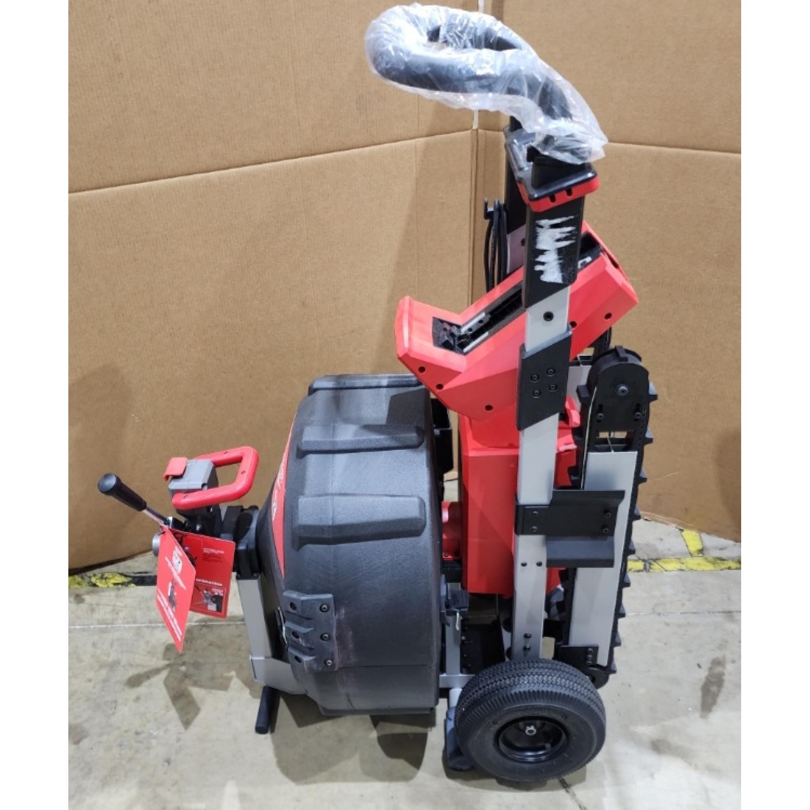 HOUSTON LOCATION - AS-IS MX FUEL Lithium-Ion Cordless POWERTREDZ Sewer Drum Machine (TOOL ONLY)