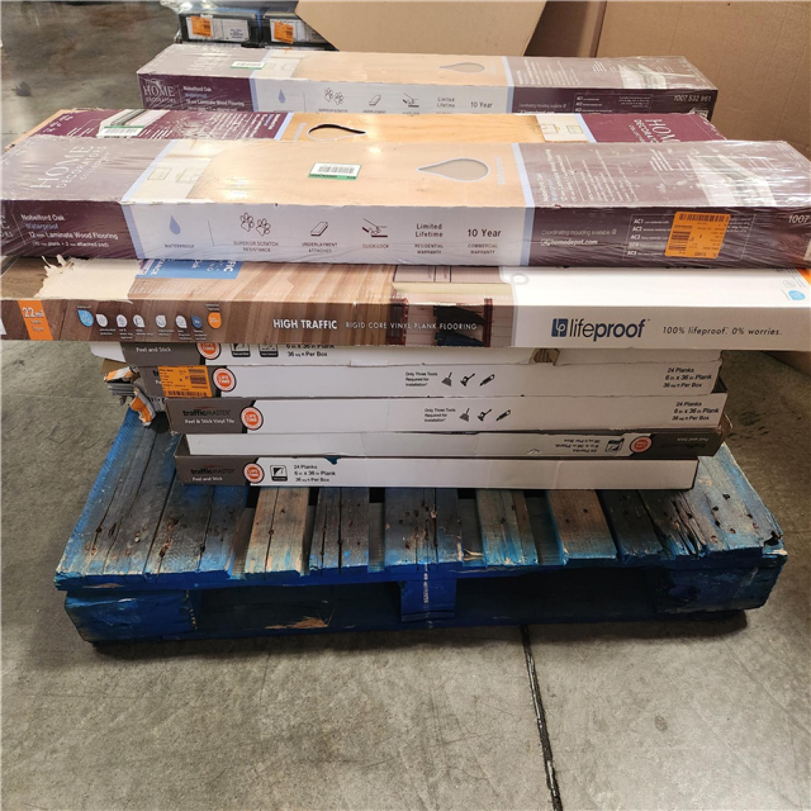 Phoenix AS-IS Mixed Vinyl  Flooring Pallet (24-Cases)