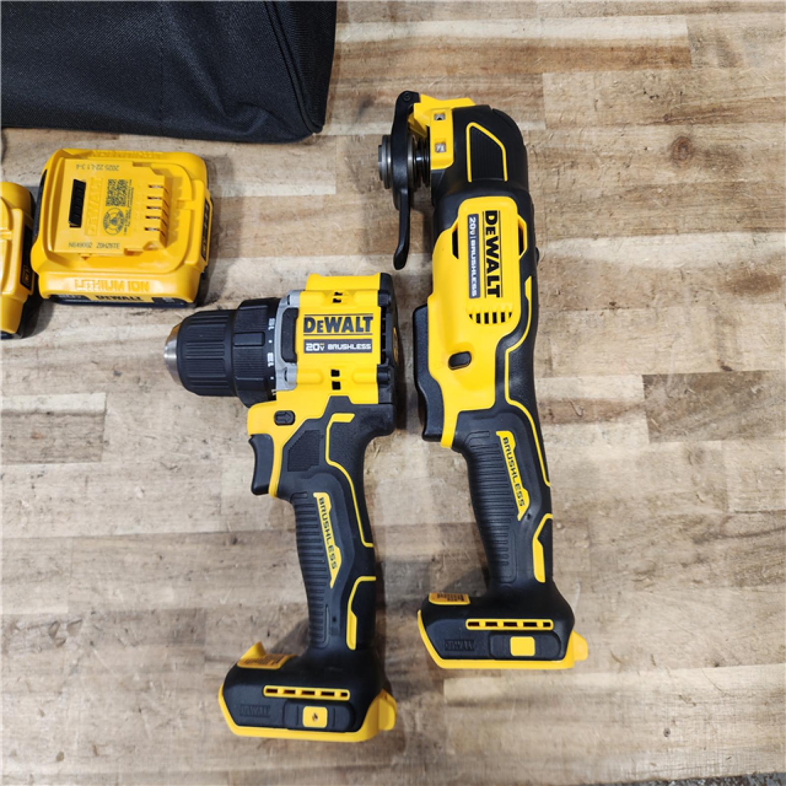 HOUSTON LOCATION - AS - IS DEWALT ATOMIC 20-Volt Lithium-Ion Cordless Brushless (2-Tool) Combo Kit