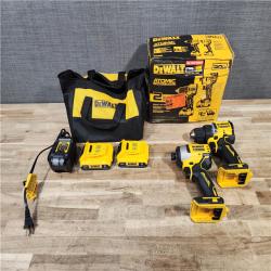 HOUSTON LOCATION - AS-IS DEWALT ATOMIC 20-Volt MAX Lithium-Ion Cordless Combo Kit