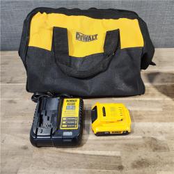 HOUSTON LOCATION - AS-IS DeWALT DCN681D1 20-Volt MAX 18ga Cordless Brushless Narrow Crown Stapler Kit w/ BATTERY & CHARGER