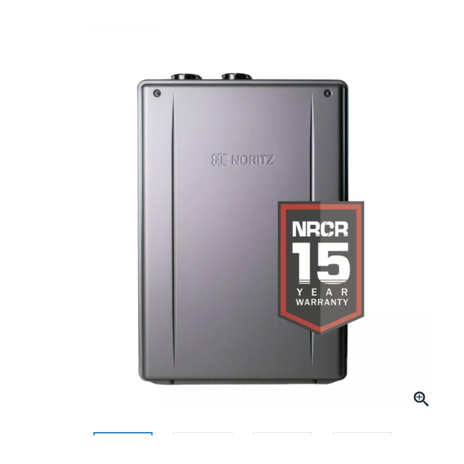 DALLAS LOCATION - Noritz America 165 MBH Indoor/Outdoor Condensing Natural Gas Tankless Water Heater