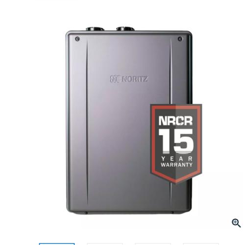 DALLAS LOCATION - Noritz America 165 MBH Indoor/Outdoor Condensing Natural Gas Tankless Water Heater
