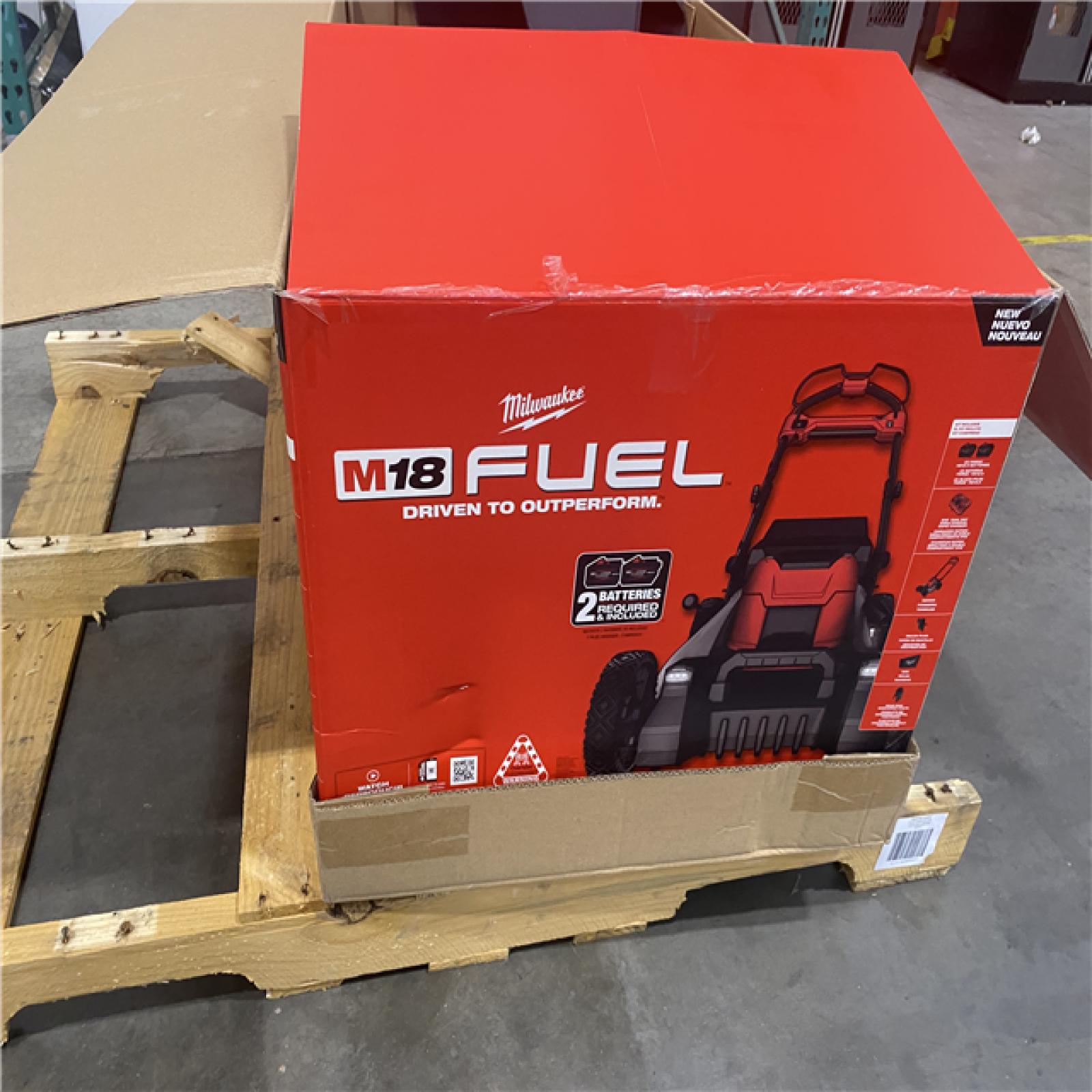 Dallas Location - As-Is Milwaukee 18 FUEL 21 Self-Propelled Dual Battery Mower Kit