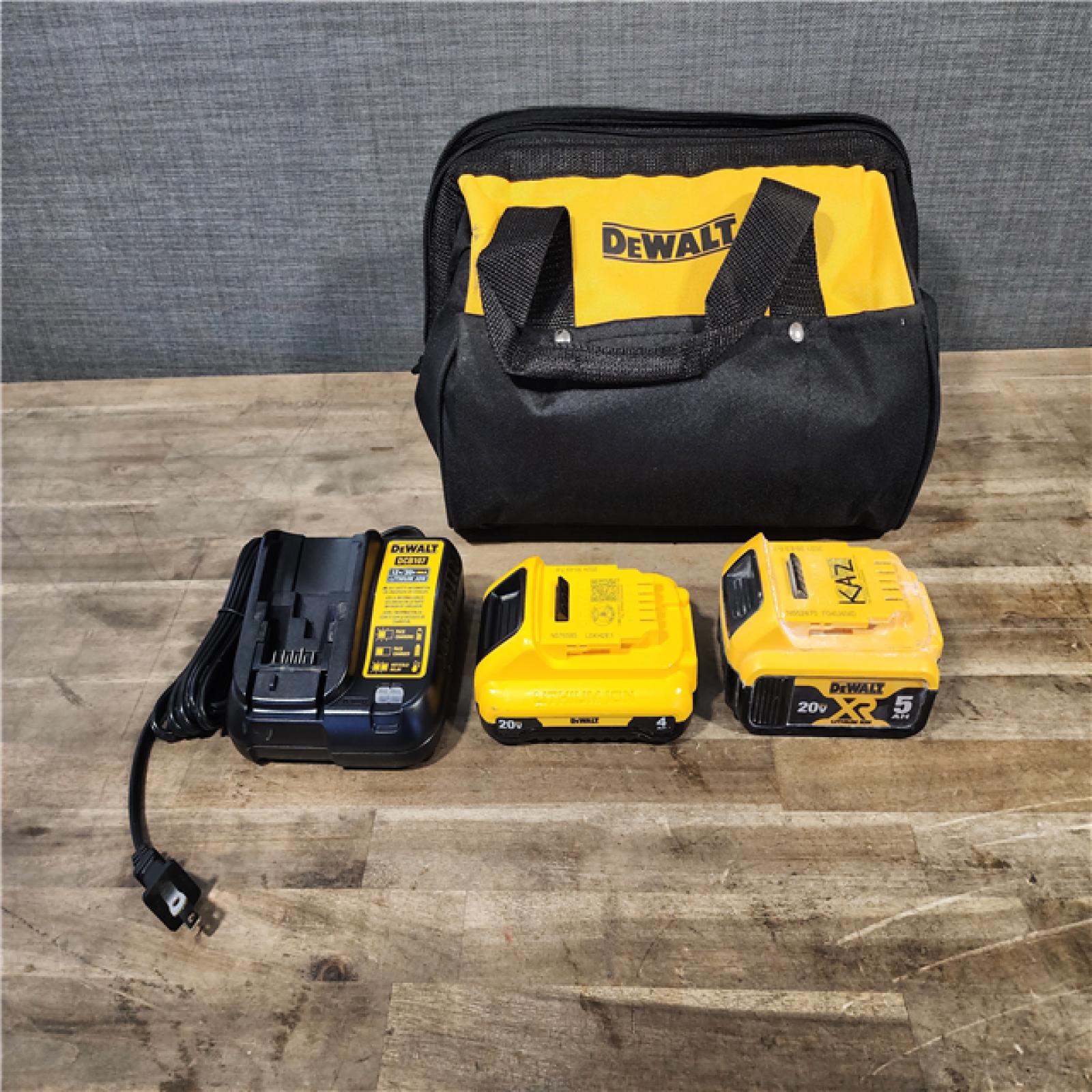 HOUSTON LOCATION - AS-IS DEWALT 2 TOOL COMBO KIT W/ (2) BATTERY & CHARGER