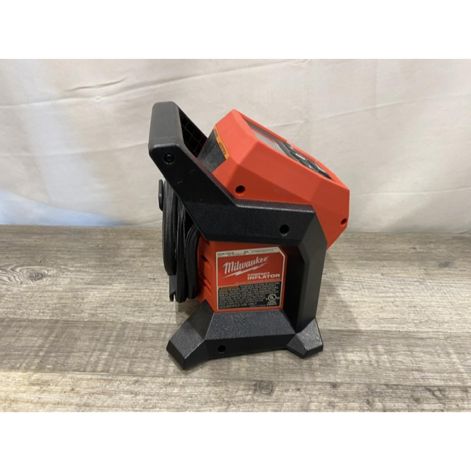 AS-IS Milwaukee 12-Volt Lithium-Ion Cordless Electric Portable Inflator (Tool-Only)
